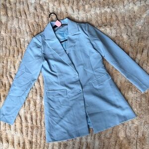 Women's Blue Blazer Dress